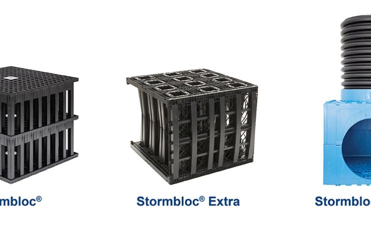The Stormbloc® Optimum range of geocellular storage and infiltration blocks