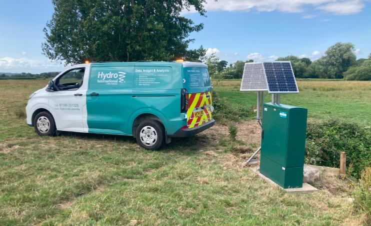 Hydro-Logic River Sentinel installation with van