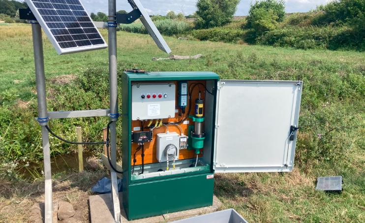 Hydro-Logic River Sentinel with open kiosk