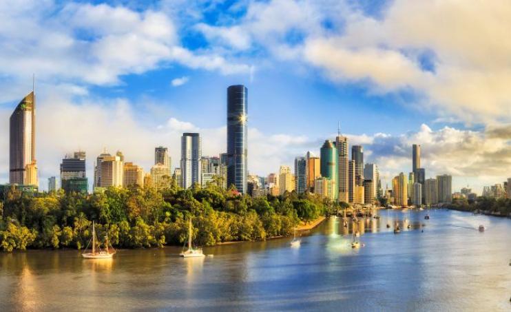 River in an Australian city