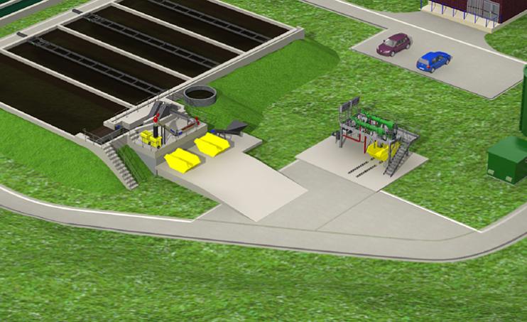 Inlet works scene