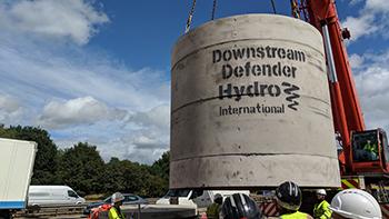 Downstream Defender® highway installation in the UK