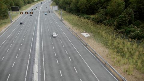 A Downstream Defender® Select installed alongside a motorway