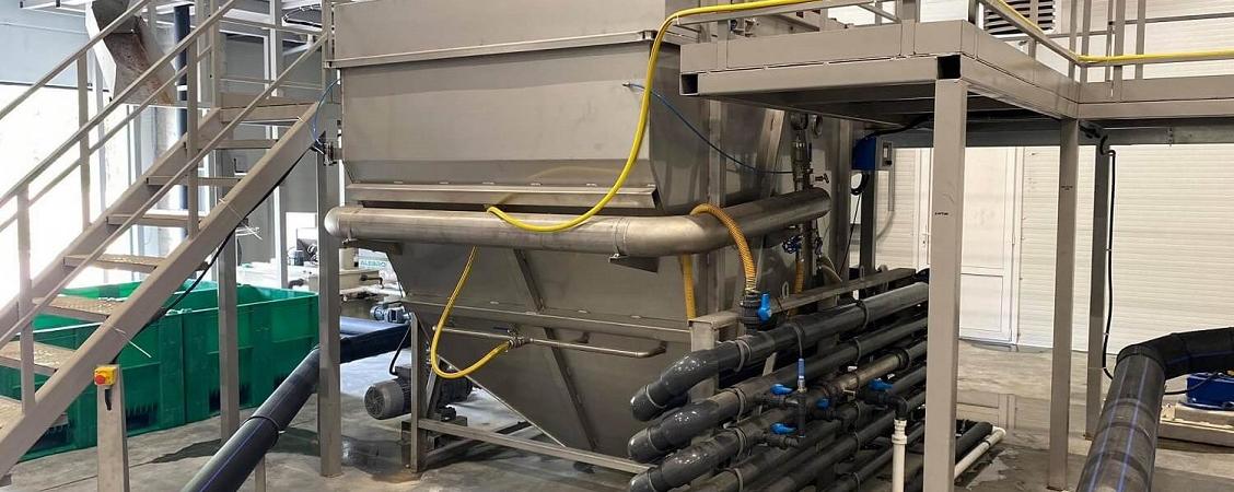 An image of the Hydro-Industrial DAF system installed in an industrial facility